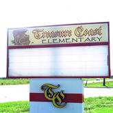 Treasure Coast Elementary School Vero Beach Florida sign