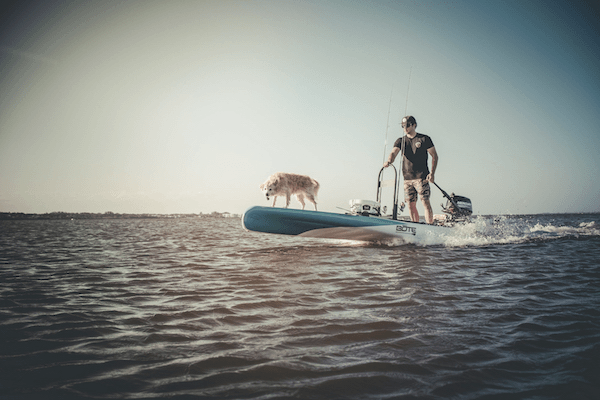 Bote microskiff and paddle board