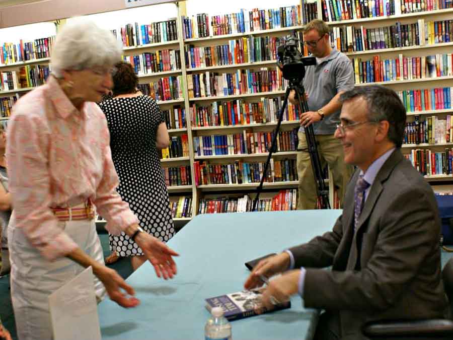 Paul Gionfriddo president and CEO of Mental Health America  signs his book at the Vero Beach Book Center