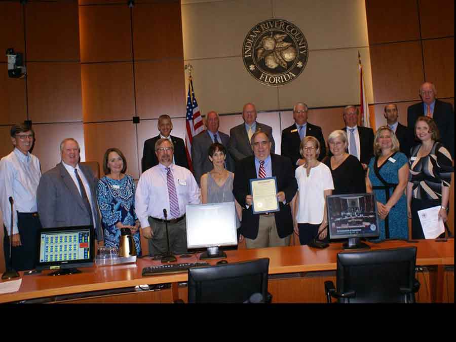 MHA receives Proclamation from Indian River Board of County Commissioners designating May as Mental Health Month in Indian River County