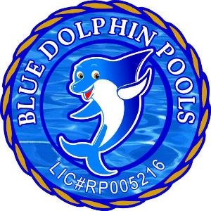 Blue Dolphin Pool Service in Vero Beach Florida Logo