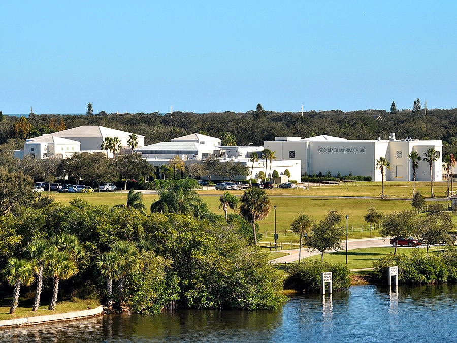 Aerial view of the Vero Beach Museum of Art Vero Beach Florida