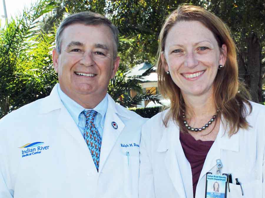 Doctors Ralph Rosato and Nancy Baker