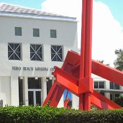 Large Sculpture in front of the Vero Beach Museum of Art Vero Beach FLorida