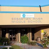 front view of Sebastian River Middle School Sebastian Florida