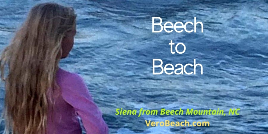 Girl looking at Atlantic Ocean in Vero Beach, Florida / VeroBeach.com